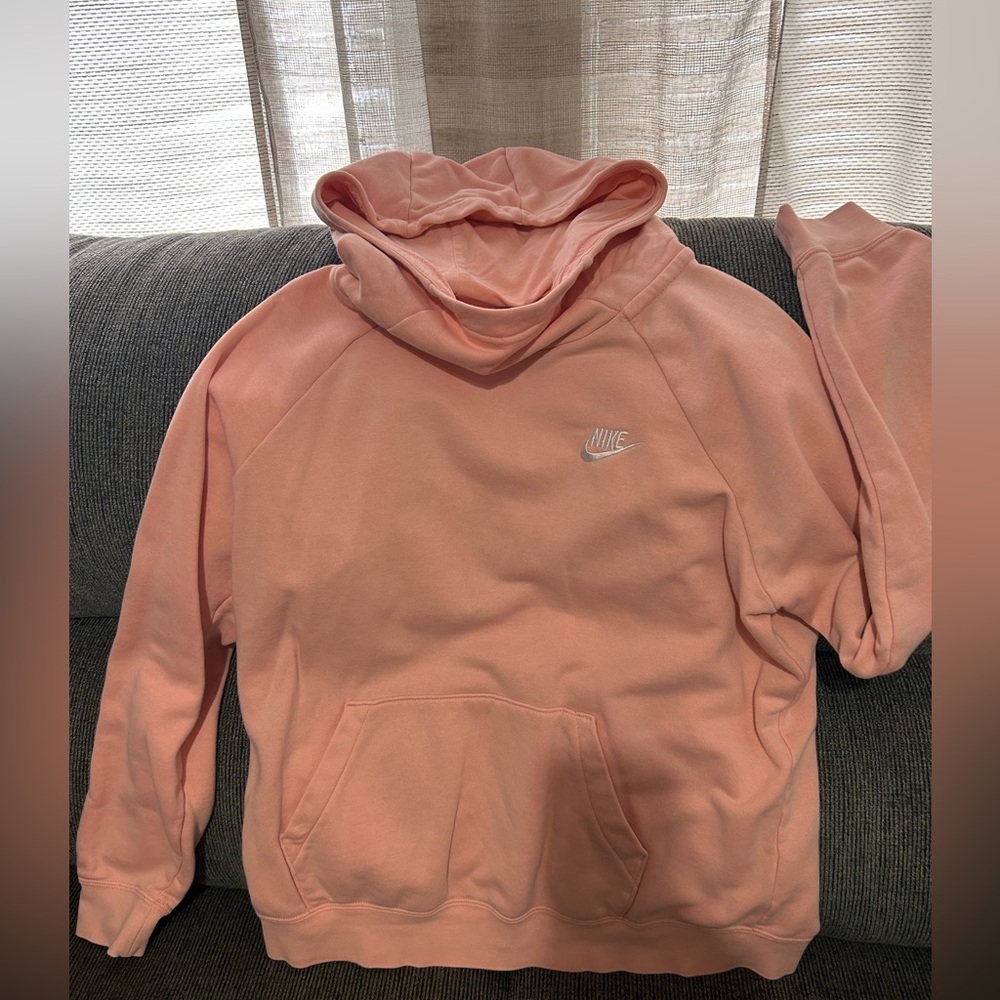 Pink Nike hoodie